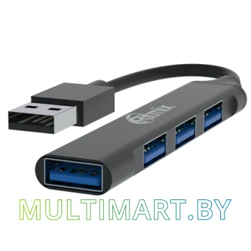 USB-хаб Ritmix CR-4400 Metal